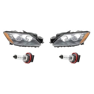 Replacement - 4-Piece Kit (Driver and Passenger Side Headlights, Bulbs) (Standard Line)