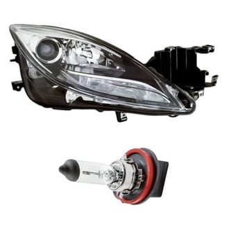 Replacement - 2-Piece Kit (Passenger Side Headlight, Bulb) (Standard Line)