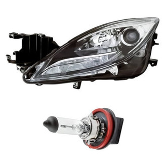 Replacement - 2-Piece Kit (Driver Side Headlight, Bulb) (Standard Line)