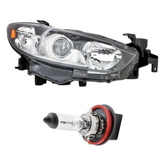 Replacement - 2-Piece Kit (Passenger Side Headlight, Bulb) (Standard Line)
