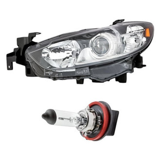Replacement - 2-Piece Kit (Driver Side Headlight, Bulb) (Standard Line)