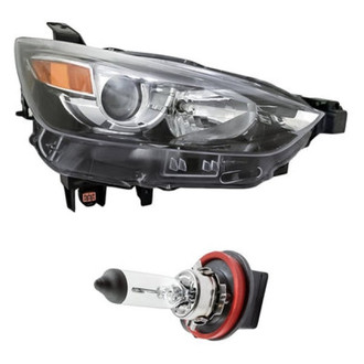 Replacement - 2-Piece Kit (Passenger Side Headlight, Bulb) (Standard Line)
