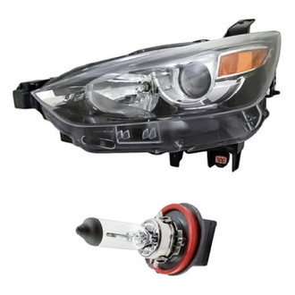 Replacement - 2-Piece Kit (Driver Side Headlight, Bulb) (Standard Line)