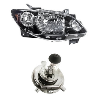 Replacement - 2-Piece Kit (Passenger Side Headlight, Bulb) (Standard Line)