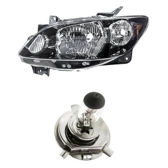 Replacement - 2-Piece Kit (Driver Side Headlight, Bulb) (Standard Line)