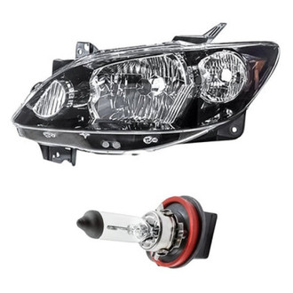 Replacement - 2-Piece Kit (Driver Side Headlight, Bulb) (Standard Line)