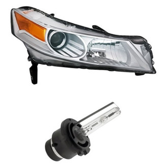 Replacement - 2-Piece Kit (Passenger Side Headlight, Bulb) (Standard Line)