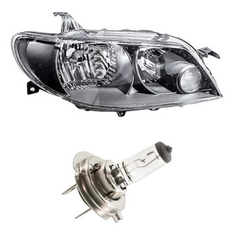Replacement - 2-Piece Kit (Passenger Side Headlight, Bulb) (Standard Line)