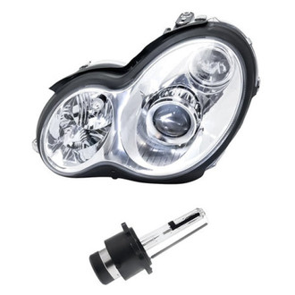 Replacement - 2-Piece Kit (Driver Side Headlight, Bulb) (Standard Line)