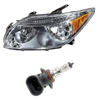 Replacement - 2-Piece Kit (Driver Side Headlight, Bulb) (Standard Line)