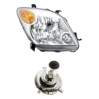 Replacement - 2-Piece Kit (Passenger Side Headlight, Bulb) (Standard Line)