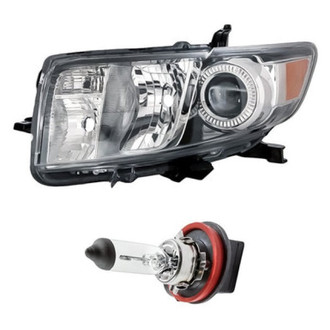Replacement - 2-Piece Kit (Driver Side Headlight, Bulb) (Standard Line)