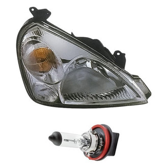 Replacement - 2-Piece Kit (Passenger Side Headlight, Bulb) (Standard Line)