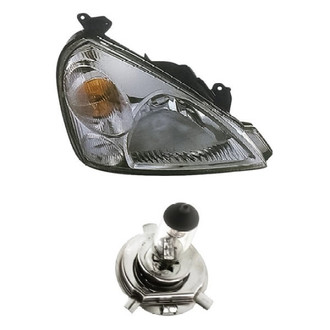 Replacement - 2-Piece Kit (Passenger Side Headlight, Bulb) (Standard Line)