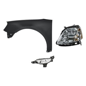 Replacement - 3-Piece Kit (Driver Side Headlight, Front Driver Side Fender, Driver Side Fog Light) (Standard Line)
