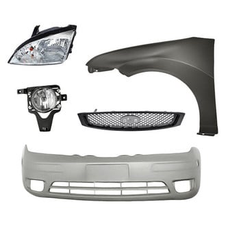 Replacement - 5-Piece Kit (Driver Side Headlight, Front Bumper Cover, Grille, Front Driver Side Fender, Driver Side Fog Light) (Standard Line)