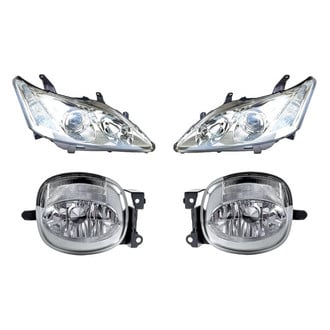 Replacement - 4-Piece Kit (Driver and Passenger Side Headlights, Driver and Passenger Side Fog Lights) (Standard Line)
