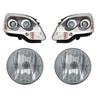 Replacement - 4-Piece Kit (Driver and Passenger Side Headlights, Driver and Passenger Side Fog Lights) (Standard Line)