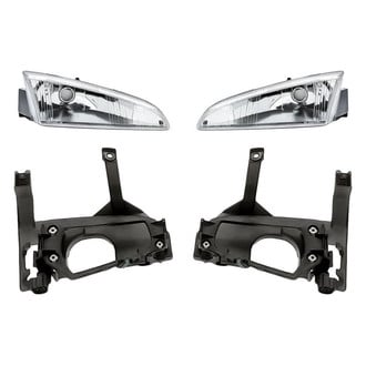 Replacement - 4-Piece Kit (Driver and Passenger Side Headlights, Driver and Passenger Side Headlight Brackets) (Standard Line)
