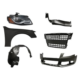 Replacement - 6-Piece Kit (Passenger Side Headlight, Front Bumper Cover, Grille, Front Passenger Side Fender, Front Passenger Side Fender Brace, Front Passenger Side Fender Liner) (Standard Line)