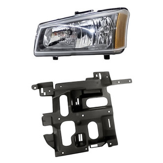 Replacement - 2-Piece Kit (Driver Side Headlight, Driver Side Headlight Support) (Standard Line)