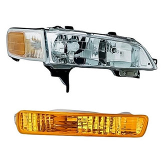 Replacement - 2-Piece Kit (Passenger Side Headlight, Passenger Side Turn Signal/Parking Light) (Standard Line)