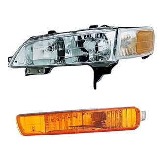 Replacement - 2-Piece Kit (Driver Side Headlight, Driver Side Turn Signal/Parking Light) (Standard Line)