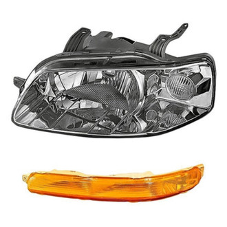 Replacement - 2-Piece Kit (Driver Side Headlight, Driver Side Turn Signal/Parking Light) (Standard Line)