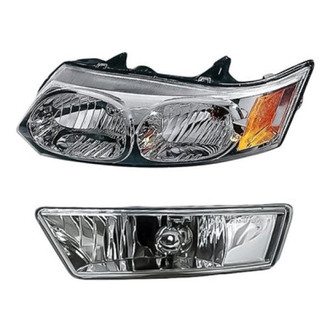 Replacement - 2-Piece Kit (Driver Side Headlight, Driver Side Fog Light) (Standard Line)