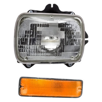 Replacement - 2-Piece Kit (Passenger Side Headlight, Passenger Side Turn Signal/Parking Light) (Standard Line)