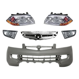 Replacement - 6-Piece Kit (Driver and Passenger Side Headlights, Front Bumper Cover, Grille, Driver and Passenger Side Fog Lights) (Standard Line)