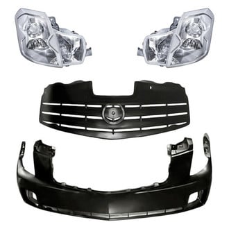 Replacement - 4-Piece Kit (Driver and Passenger Side Headlights, Front Bumper Cover, Grille) (Standard Line)