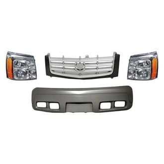 Replacement - 4-Piece Kit (Driver and Passenger Side Headlights, Front Bumper Cover, Grille) (Standard Line)