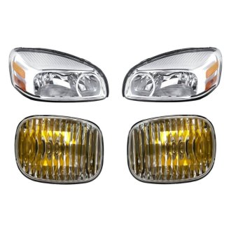 Replacement - 4-Piece Kit (Driver and Passenger Side Headlights, Driver and Passenger Side DRL) (Standard Line)