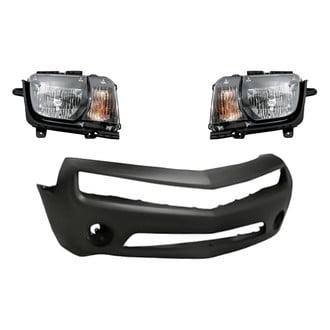 Replacement BNDL-260663 - 3-Piece Kit (Driver and Passenger Side Headlights, Front Bumper Cover) (Standard Line)