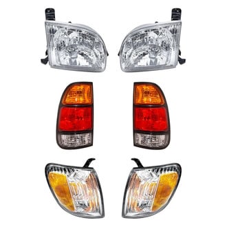 Replacement - 6-Piece Kit (Driver and Passenger Side Headlights, Driver and Passenger Side Tail Lights, Driver and Passenger Side Turn Signal/Corner Lights) (Standard Line)