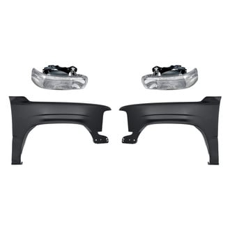 Replacement BNDL-260828 - 4-Piece Kit (Driver and Passenger Side Headlights, Driver and Passenger Side Fenders) (Standard Line)