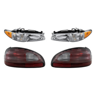 Replacement - 4-Piece Kit (Driver and Passenger Side Headlights, Driver and Passenger Side Tail Lights) (Standard Line)