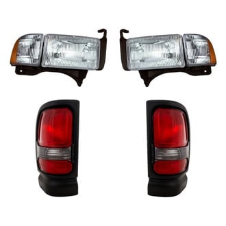 Replacement - 4-Piece Kit (Driver and Passenger Side Headlights, Driver and Passenger Side Outer Tail Lights) (Standard Line)