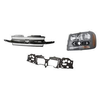 Replacement - 3-Piece Kit (Driver Side Headlight, Grille, Header Panel) (Standard Line)