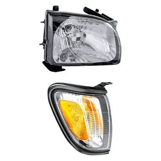 Replacement - 2-Piece Kit (Passenger Side Headlight, Passenger Side Turn Signal/Corner Light) (Standard Line)