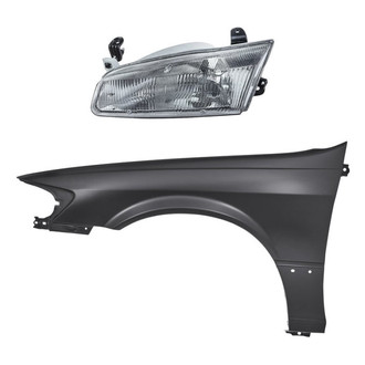 Replacement - 2-Piece Kit (Driver Side Headlight, Front Driver Side Fender) (Standard Line)
