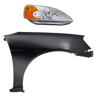 Replacement - 2-Piece Kit (Passenger Side Headlight, Front Passenger Side Fender) (Standard Line)