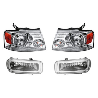 Replacement - 4-Piece Kit (Driver and Passenger Side Headlights, Driver and Passenger Side Fog Lights) (Standard Line)