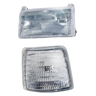 Replacement - 2-Piece Kit (Driver Side Headlight, Driver Side Turn Signal/Corner Light) (Standard Line)