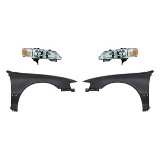 Replacement BNDL-261263 - 4-Piece Kit (Driver and Passenger Side Headlights, Driver and Passenger Side Fenders) (Standard Line)