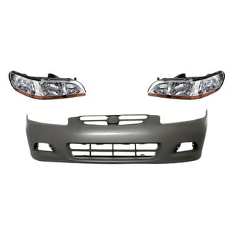 Replacement - 3-Piece Kit (Driver and Passenger Side Headlights, Front Bumper Cover) (Standard Line)