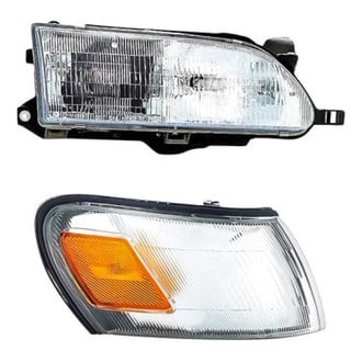 Replacement - 2-Piece Kit (Passenger Side Headlight, Passenger Side Turn Signal/Corner Light) (Standard Line)