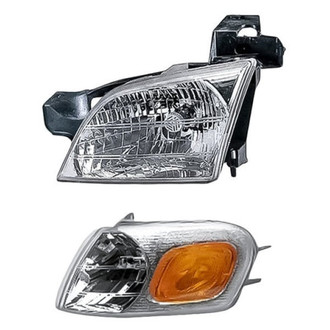 Replacement - 2-Piece Kit (Driver Side Headlight, Driver Side Turn Signal/Corner Light) (Standard Line)