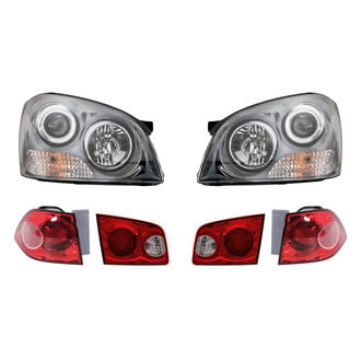 Replacement - 6-Piece Kit (Driver and Passenger Side Headlights, Driver and Passenger Side Tail Lights)